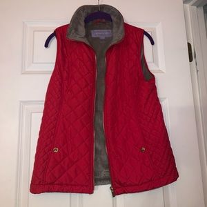 Laura Scott Red Vest Size small